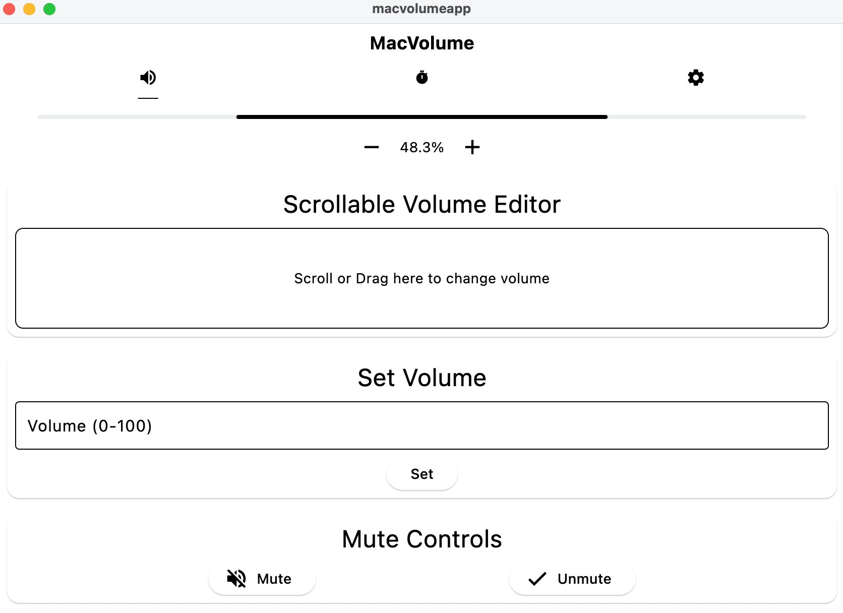 MacVolume Screenshot 1